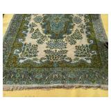 Very Nice Large Vintage Turkish Area Rug w/Green Tones