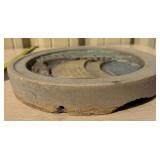 Exceptional Antique ROOKWOOD Faience Large Round Medallion Plaque w/Viking Dragon/Drakkar Ship