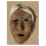 Old Vintage Genuine Unuit Alaskan Animal Hide Mask