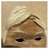 Old Vintage Genuine Unuit Alaskan Animal Hide Mask