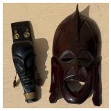 Great Looking Vintage Carved African Wall Masks