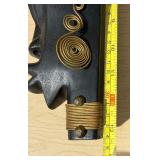 Great Looking Vintage Carved African Wall Masks