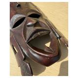 Great Looking Vintage Carved African Wall Masks