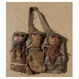 Old Vintage Peruvian Textile Dolls