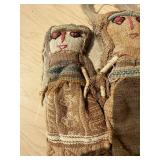 Old Vintage Peruvian Textile Dolls