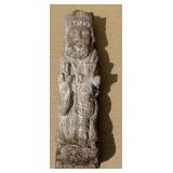 Very Early Carved Stone Christian Stone Statue