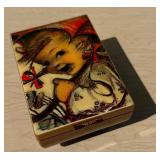 Vintage Hummel Musical Jewelry Trinket Box
