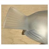 Signed Vintage LALIQUE Glass Bird