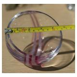 Vintage Caithness Half Moon Glass Bowl