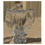 2 Signed BACCARAT Crystal Eagles