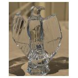 2 Signed BACCARAT Crystal Eagles