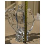 2 Signed BACCARAT Crystal Eagles