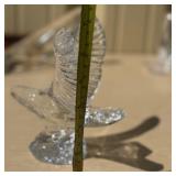 2 Signed BACCARAT Crystal Eagles