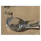 Signed BACCARAT Crystal Bird