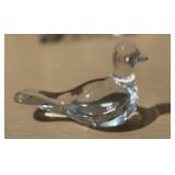 Signed BACCARAT Crystal Bird
