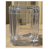 Mid Century Lucite Jar w/Swivel Top