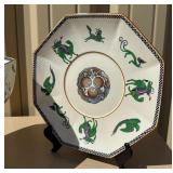 Beautiful Antique Wedgwood Dragon Bowl & Charger