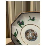 Beautiful Antique Wedgwood Dragon Bowl & Charger