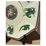 Beautiful Antique Wedgwood Dragon Bowl & Charger