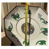 Beautiful Antique Wedgwood Dragon Bowl & Charger