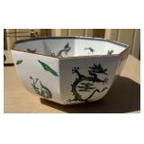 Beautiful Antique Wedgwood Dragon Bowl & Charger
