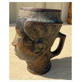 Excellent Antique African Carved Kuba Cup