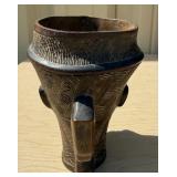 Excellent Antique African Carved Kuba Cup