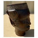 Excellent Antique African Carved Kuba Cup