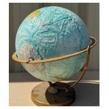 Mid Century Topographical Raised Surface World Globe