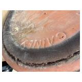 LARGE Mid Century Signed GAINEY Pottery Tall Planter or Umbrella stand