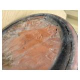 LARGE Mid Century Signed GAINEY Pottery Tall Planter or Umbrella stand