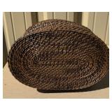 Very nice Vintage Handmade Woven Gathering Basket w/Handle