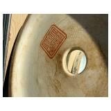 Large Signed Vintage Oriental Ceramic Planter w/Tray