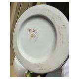 2 Large Vintage Italian Capodimonte / Ceramic Vases w/Birds