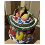 Large FITZ & FLOYD Fruit Jars