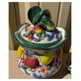 Large FITZ & FLOYD Fruit Jars