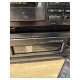 Nice Working DENON Stereo Receiver Cassette Deck & CD Player w/Remotes