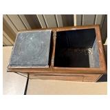 Large Antique Hinged Copper Box