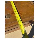 Large Antique Hinged Copper Box