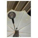 Nice Vintage Umbrella or Parasol w/Rhinestone Encrusted Handle