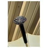 Nice Vintage Umbrella or Parasol w/Rhinestone Encrusted Handle