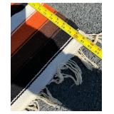 Vintage Handmade Wool Aztec Warrior Rug or Tapestry