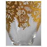 Gorgeous Antique SALVIATI Gold Decorated Plate & Goblet