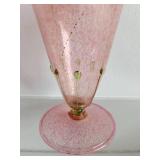Mid Century Italian Gilberto Arrivabene Pink Glass or Small Vase