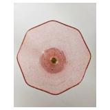 Mid Century Italian Gilberto Arrivabene Pink Glass or Small Vase