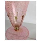 Mid Century Italian Gilberto Arrivabene Pink Glass or Small Vase