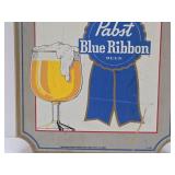 Vintage Wooden PABST Beer Sign - "Free Lunch Next Door"