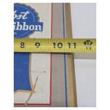 Vintage Wooden PABST Beer Sign - "Free Lunch Next Door"