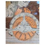 2 Vintage Inlaid India Wood Artworks