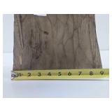 Vintage Carved Wood & Metal African Tribal Mask